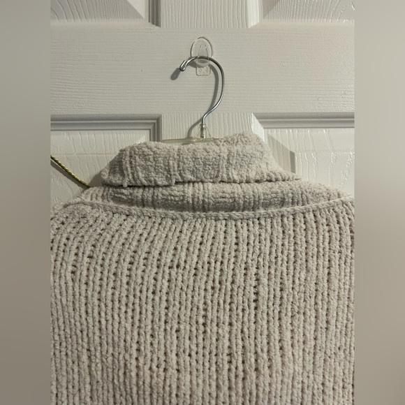 Free People Ivory Be Yours Cowl Neck Knit Sweater - M - Picture 11 of 12